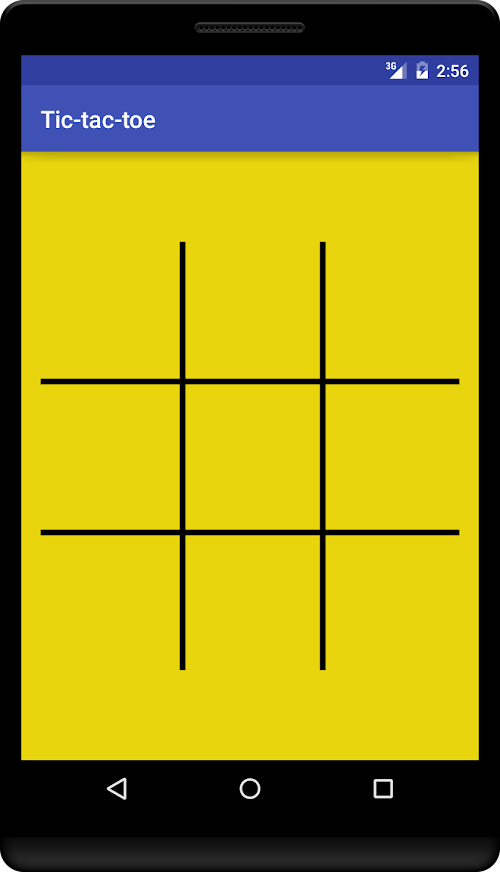 Android application Tic-tac-toe screenshort