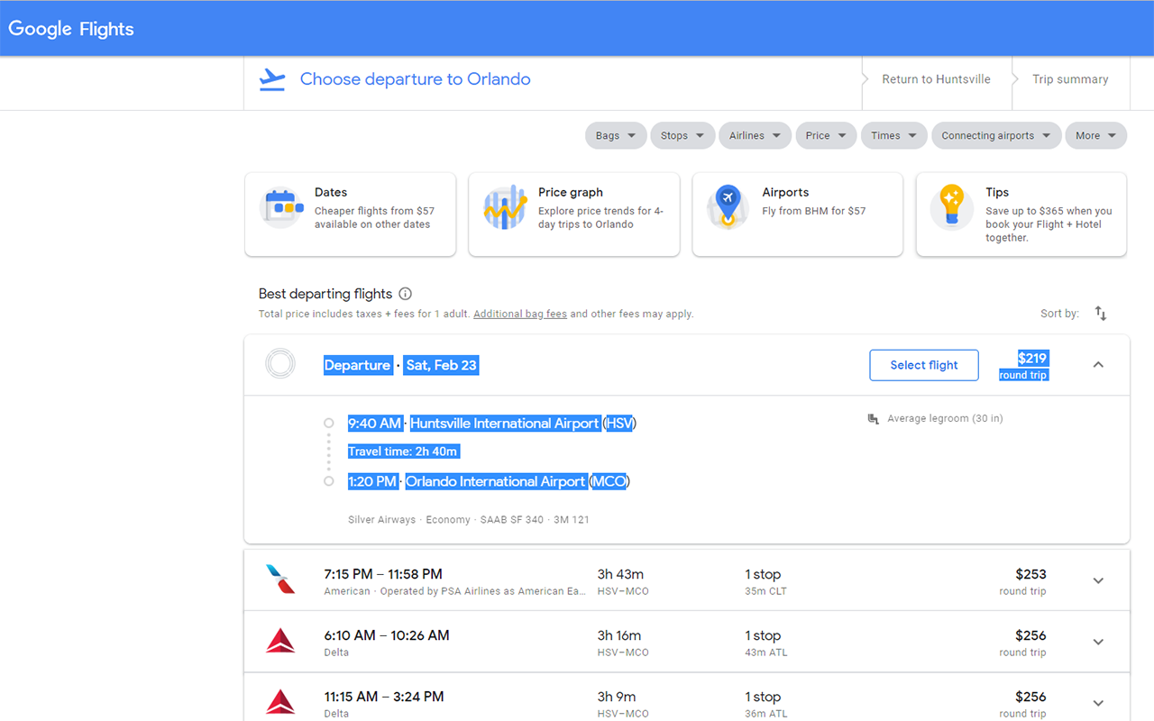 Flight Scan - Google Flights Tool Preview image 0