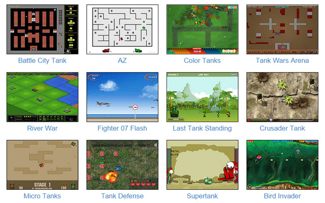 Tank Games chrome extension