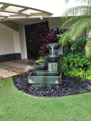 Flower-Topped Fountain