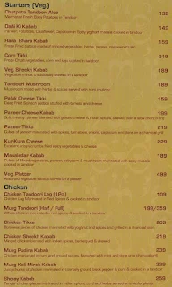 Relations Family Restaurant menu 1