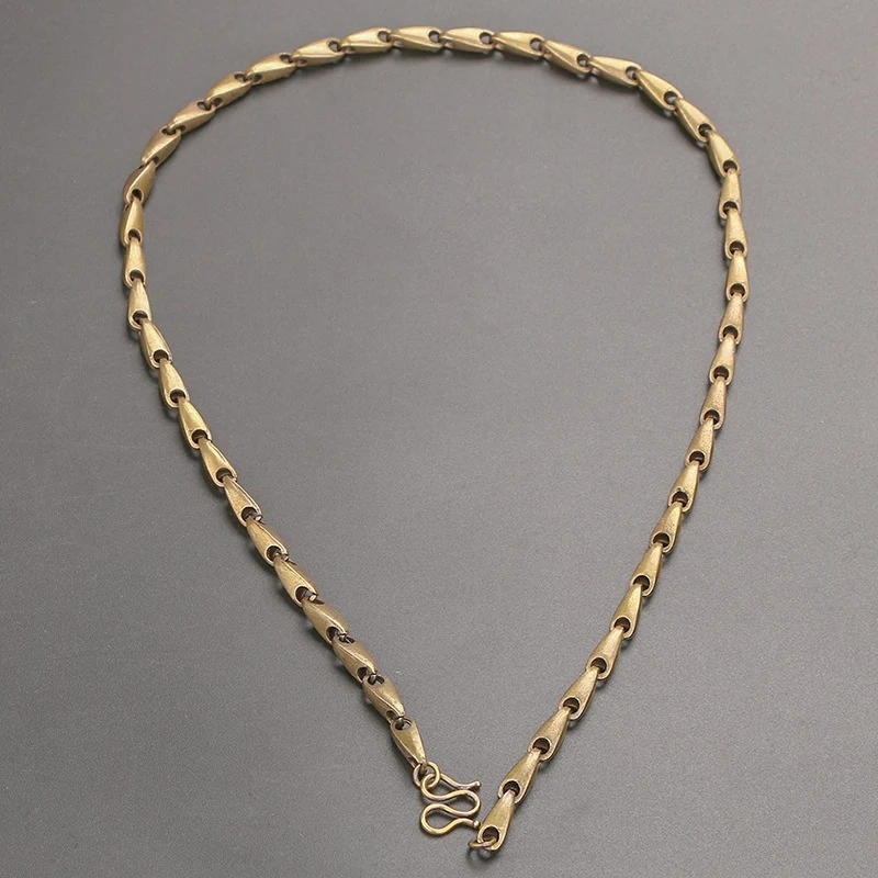 Title 3, Messing Ketting Rock Punk Motorfiets Ketting – ...