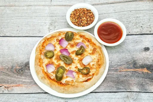 Double Topping Jalapeno And Onion Pizza