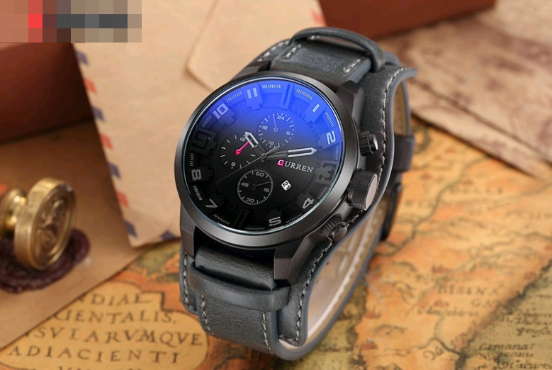 Relógio esportivo masculino com mostrador grande e pulseira larga. Perfeito para homens que buscam estilo, conforto e funcionalidade.