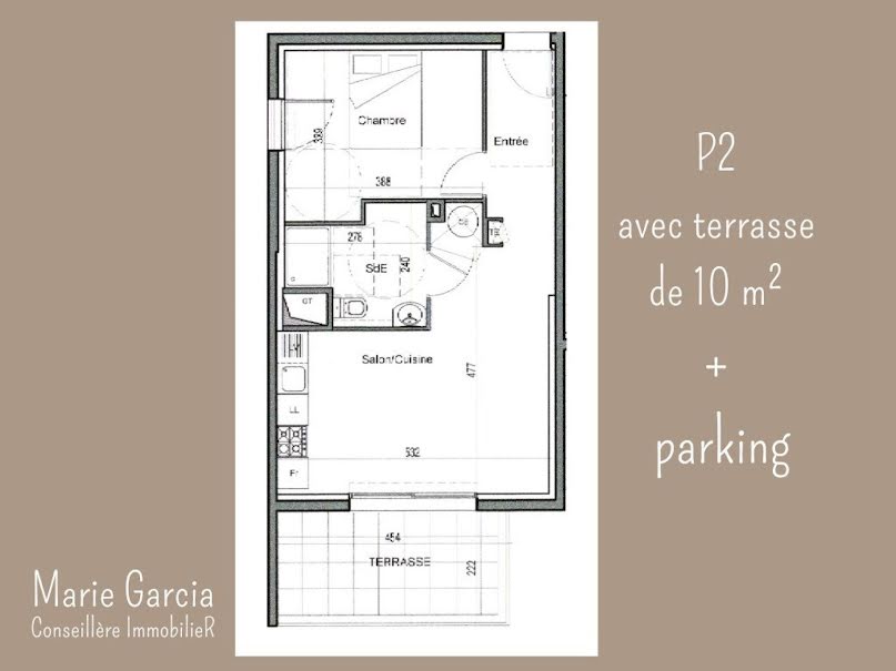 Vente appartement 2 pièces 44 m² à Nimes (30000), 198 000 €