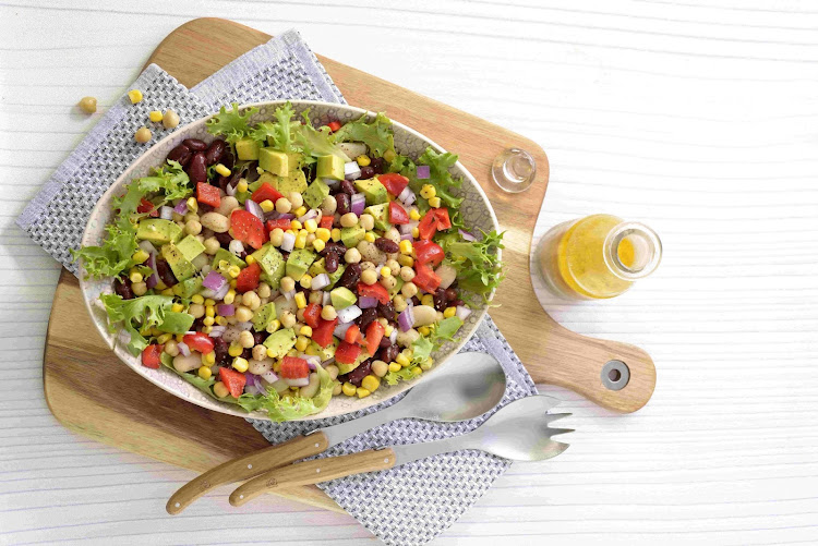 This mixed bean, chickpea and avocado salad is a great example of how easy it is to #ColourYourPlateWithKoo. You’ll find the recipe on the Koo website.
