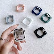 Ốp Silicone Mềm Màu Kẹo Cho Đồng Hồ Thông Minh Apple Watch Ultra 8 Se 7 6 5 4 3 I - Watch 45 41 49Mm 45Mm 41M 44Mm 40Mm 42Mm 38Mm