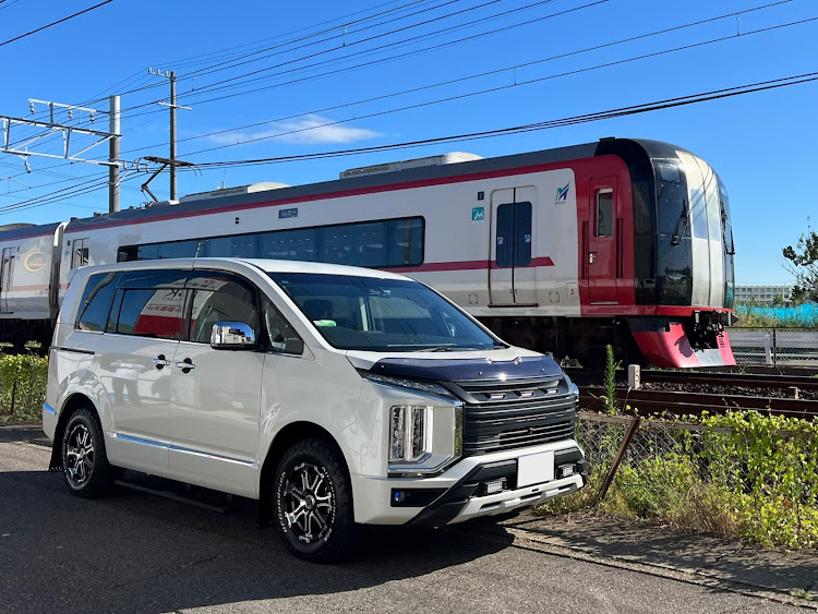 ムーヴキャンバスの名鉄電車特集👍・130周年記念のラッピング車両・反転ブルーミュースカイ・お米、買えたよ〜・Instagram初心者🔰に関するカスタム事例の投稿画像6枚目