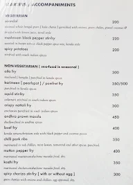 Gunpowder menu 1