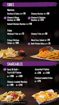 Taco Bell menu 1