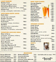 Juice Box India menu 2