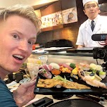 sushi zanmai in Tokyo, Japan 