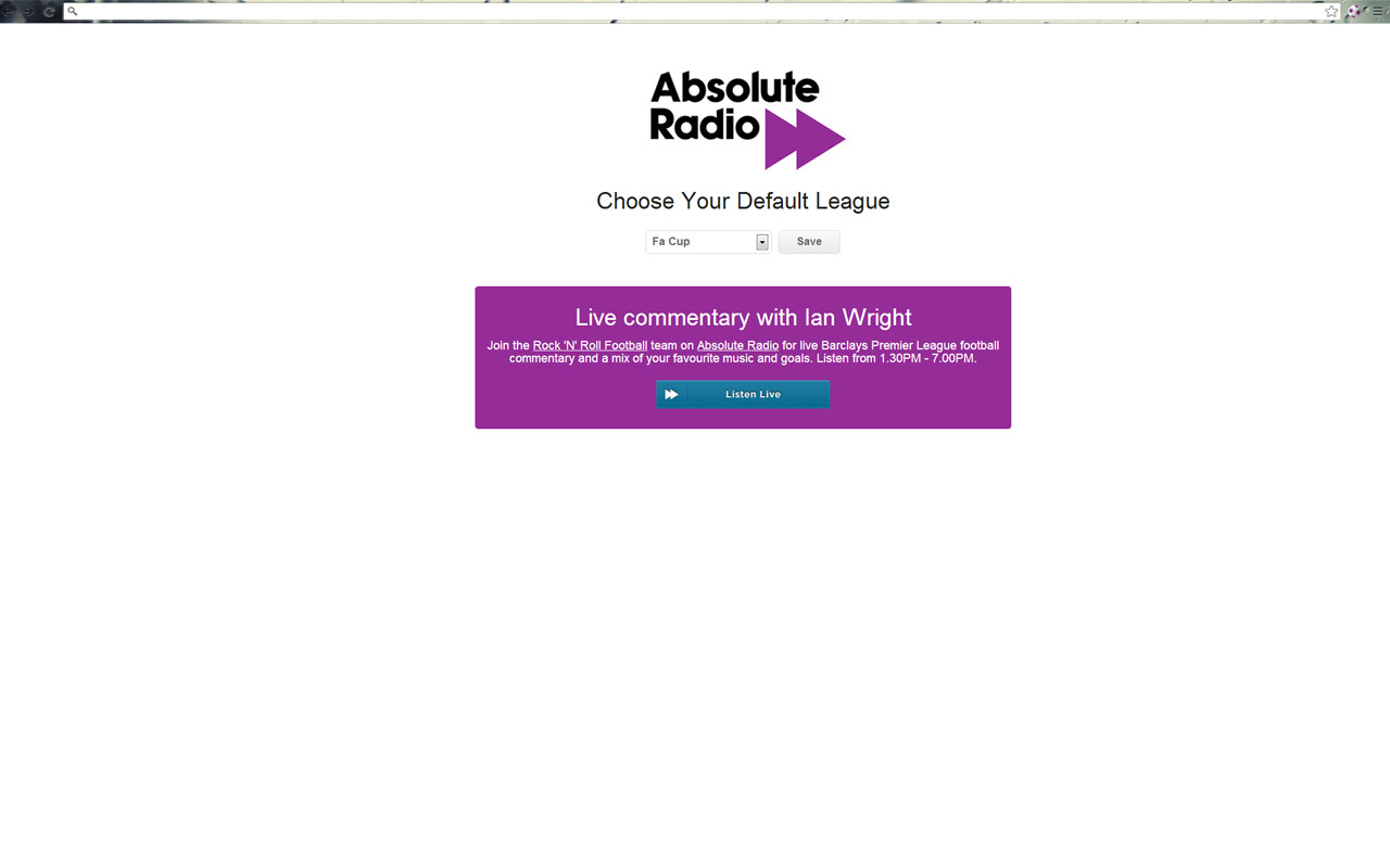 Absolute Radio Live Scores Preview image 6