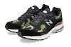 bape x new balance 2002r black/green