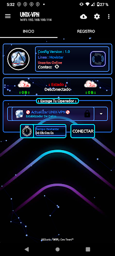 Screenshot UNIX-VPN