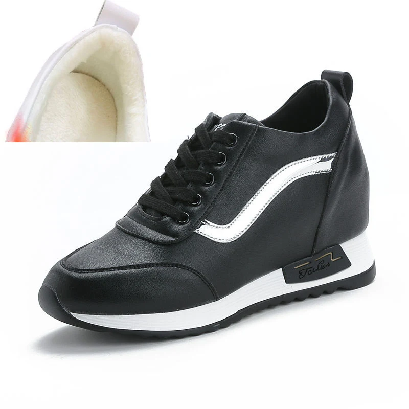 Nouvelles Sneakers décontractées à lacets pour femmes, rehausseur de hauteur interne, confort et style pour toutes occasions