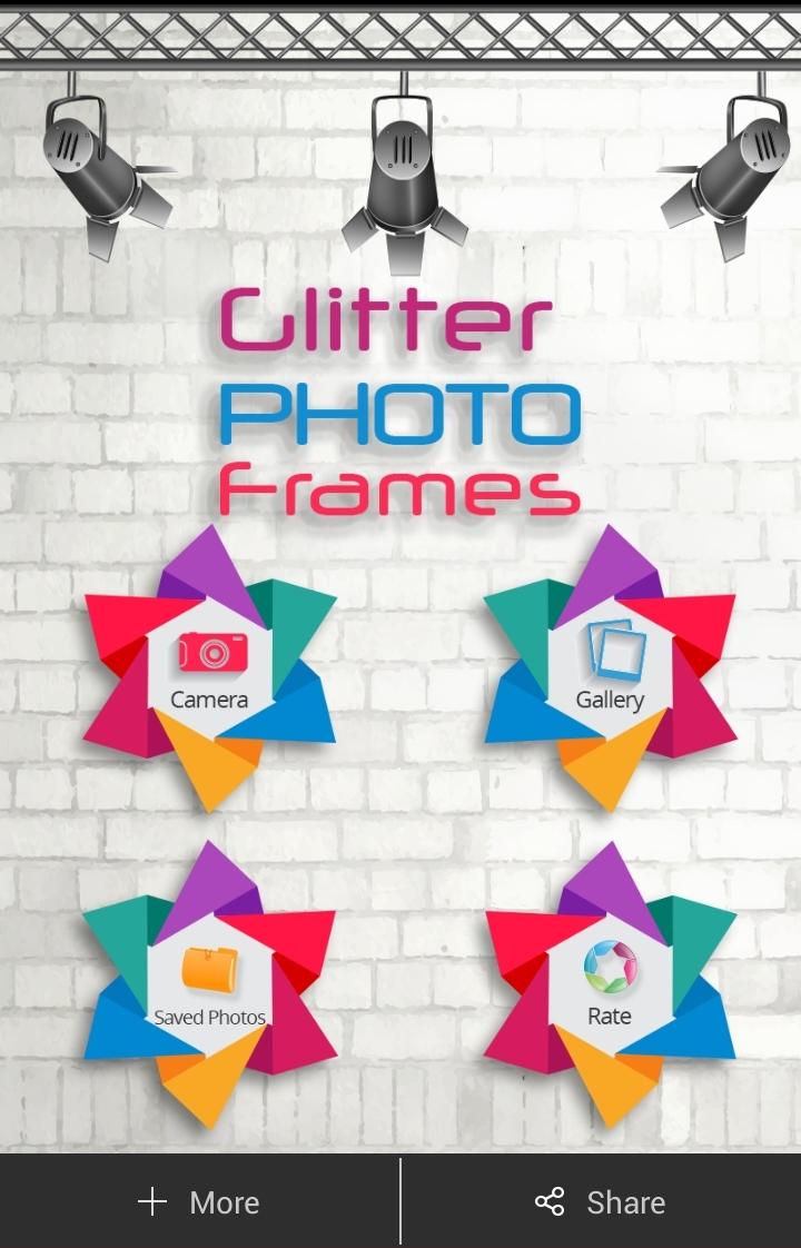 Glitter Photo Frames Screen 1