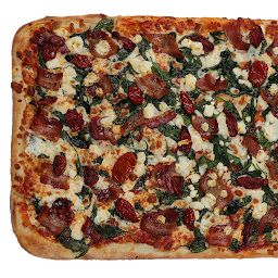 21'' x 15'' Party Spinach, Bacon & Goat Cheese Pizza