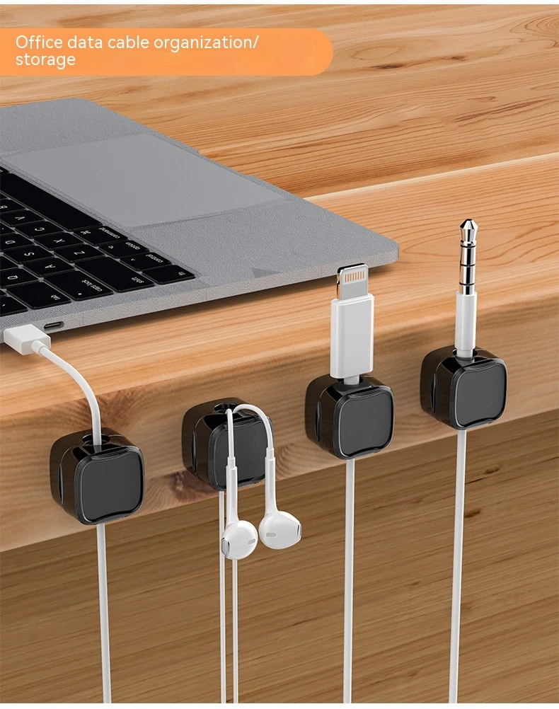 Title 6, Magnetische kabelclip onder bureau Kabelmanagem...