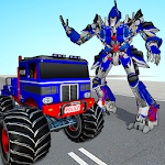 Cover Image of Download Us Police Monster Truck Robot 1.4 APK