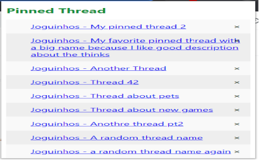 GChat - Pin threads