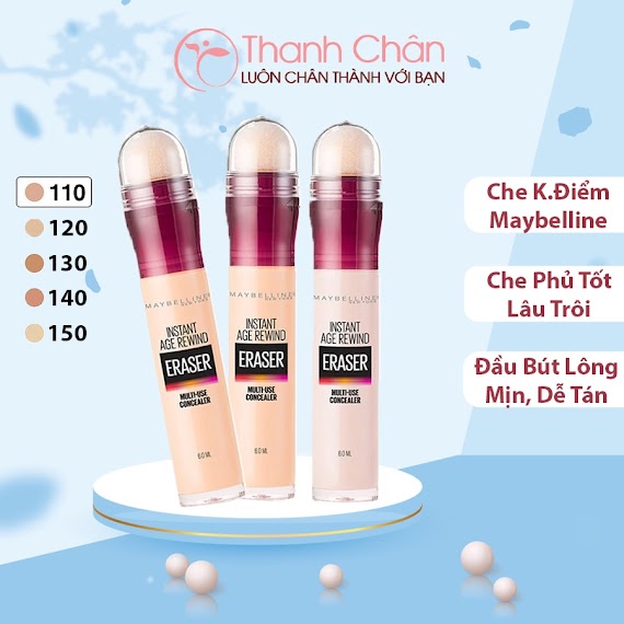 Bút Che Khuyết Điểm, Giảm Quầng Thâm Maybelline Instant Age Rewind Eraser 6Ml