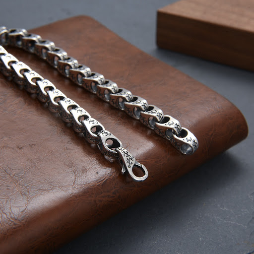 Title 1, Sterling Silver Bracelet Mens Fashion Brand In...
