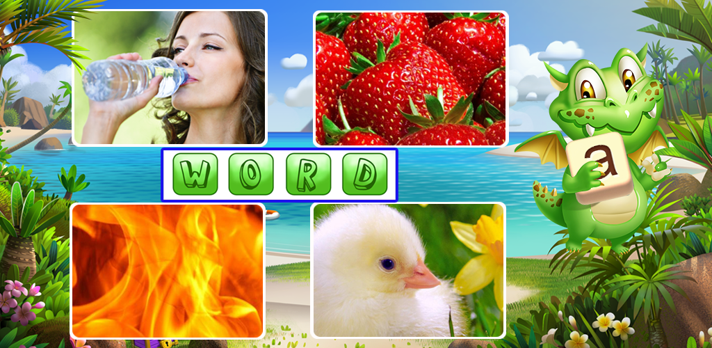 Wordgames com game 4 pics 1 word. 4 Fructies in 1 Word icons.