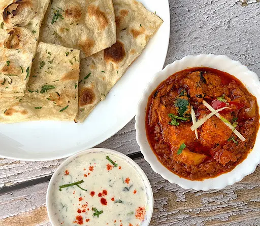 Paneer Tikka Masala, Butter Naan Combo