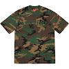 intarsia camo s/s top fw21