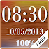 Clock & Battery wallpaper free4.0