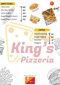 King's Pizzeria menu 2