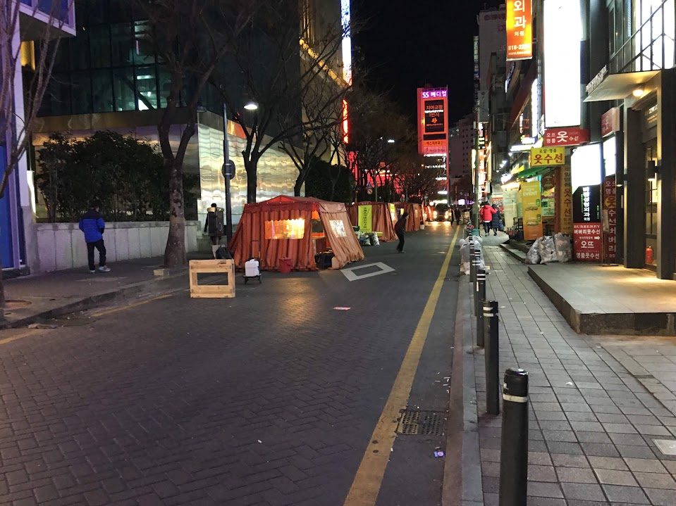 韓國釜山西面 - 布帳馬車宵夜