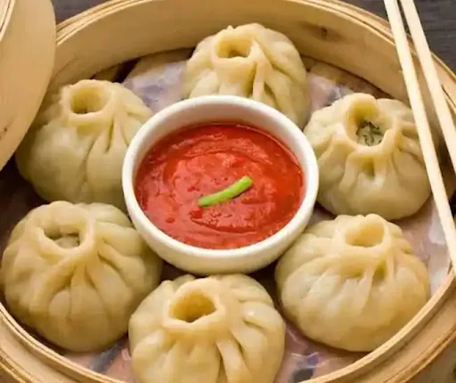 Mutton Steamed Momos -- 6Pcs