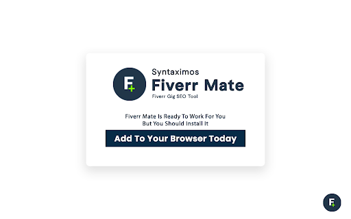 Fiverr Mate: Fiverr Gig SEO Tool