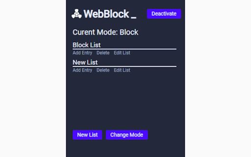 Web Block