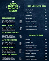 Baba Butter Momos menu 1