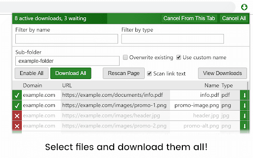 Multi-File Downloader