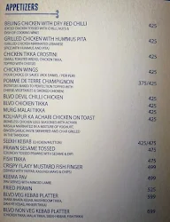 K Boulevard menu 1