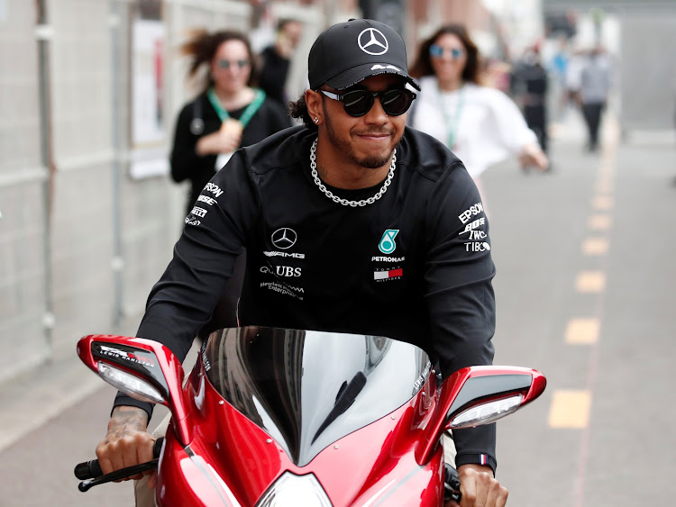 Mercedes' Lewis Hamilton during a recent Grand Prix