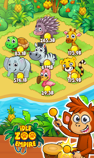 Idle Zoo Empire Happy Animal in Wild Away Park