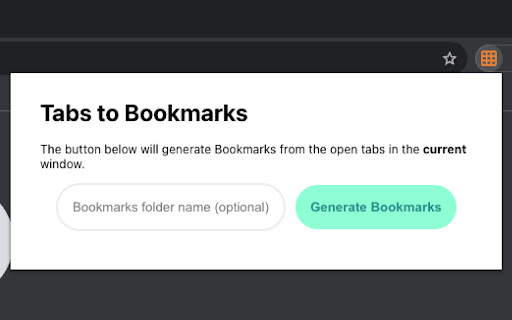 Tabs-To-Bookmarks