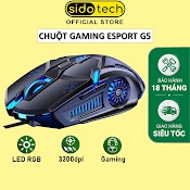 Chuột Gaming Máy Tính Có Dây Game Thủ Sidotech Yindiao G5 3200Dpi / Chế Độ Led 7 Màu / 6 Nút Bấm - Hàng Chính Hãng