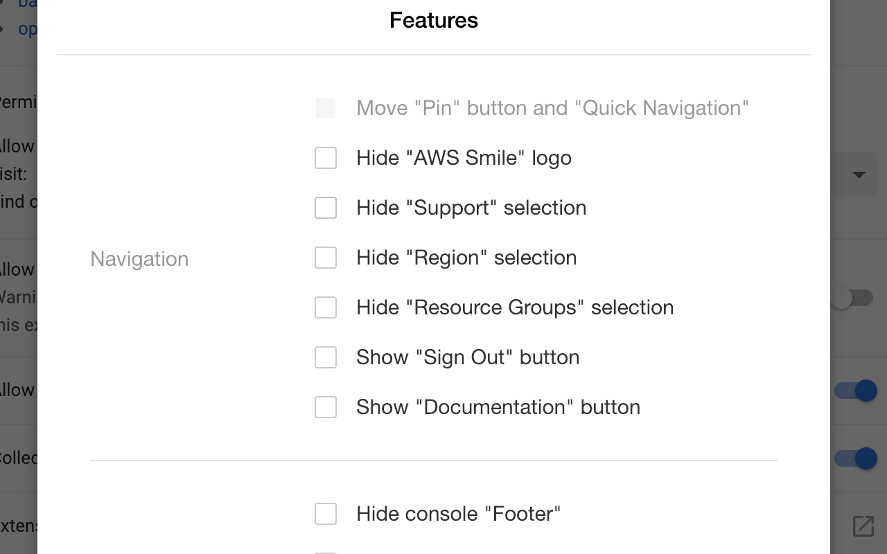 Refined AWS Console Preview image 3