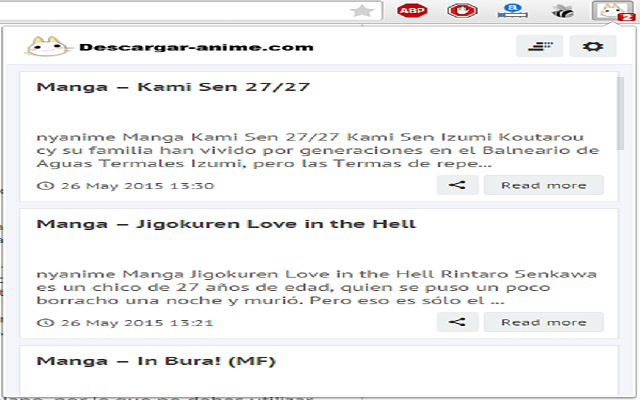 Descargar-anime.com - Chrome Extension Preview image 3