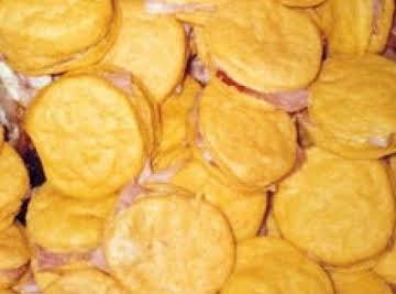 Sweet Potato Ham Biscuits