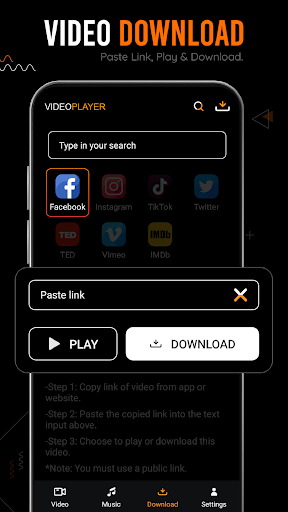 Screenshot Playbit - Video Player App