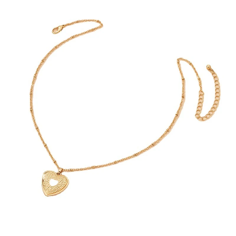 Vintage Franse Liefde Ketting voor dames Romantisch cadeau Charmant sieraden ontwerp Elegant Perfect om affectie te tonen en liefde te vieren.