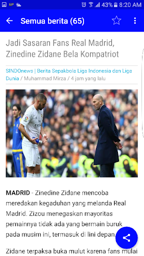 berita sepak bola