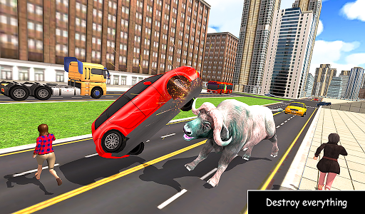Wild Bull Attack Simulator - City Rampage 2019